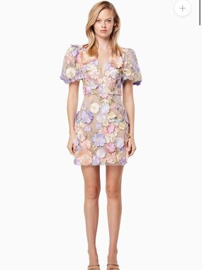 knee length dresses for ladies Multi Oleander Mini Dress main image 0